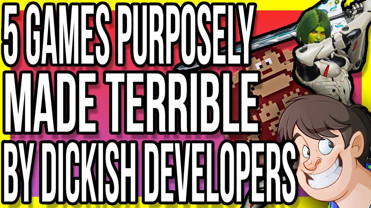 5 Games Purposely Made TERRIBLE by Dickish Developers | Fact Hunt