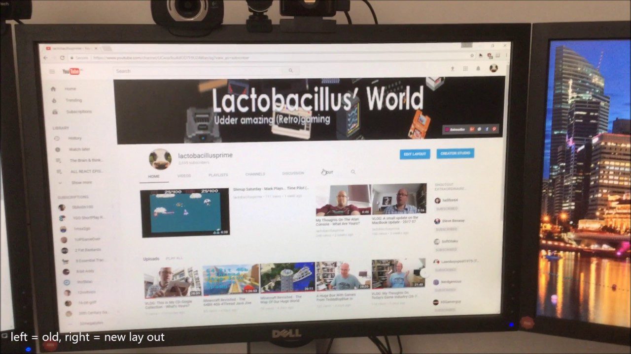 Suddenly There Was A New YouTube Lay Out On my Screen…