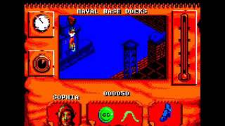 [AMSTRAD CPC] Indiana Jones And The Fate Of Atlantis – Longplay & Review (Part 2 of 5 – Levels 2&3)