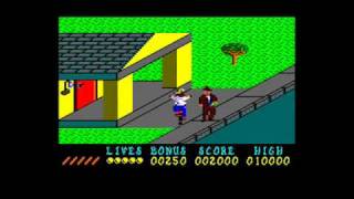 [AMSTRAD CPC] Paperboy – Gameplay Run-through (Part 1 of 2)