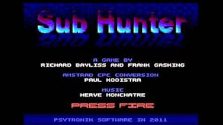 [AMSTRAD CPC] Sub Hunter – NEW GAME! Intro, Menu & Gameplay Footage
