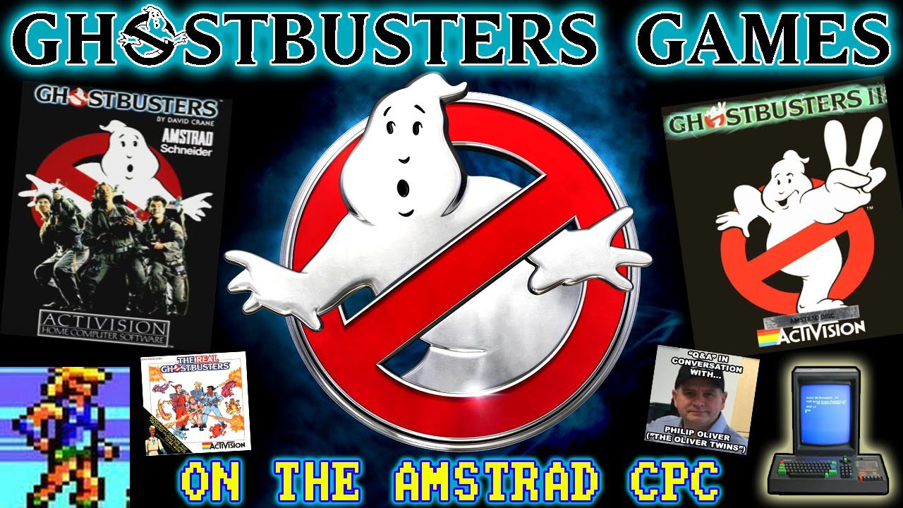 Ghostbusters Games On The Amstrad CPC! (With Philip of the Oliver Twins!)