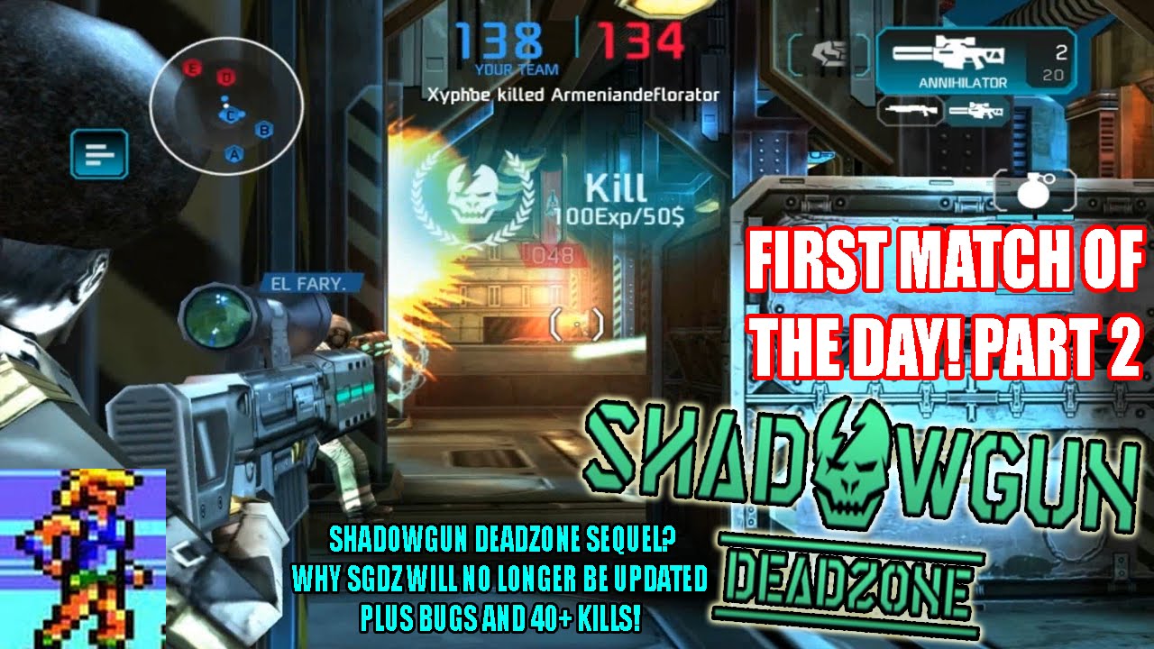 [SGDZ] First match of the day! Part #2 – Why No Shadowgun Deadzone Updates? New Game From Madfinger?