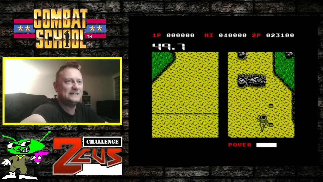 8-bit Challenge #36: Combat School (Novabug Vs Zeusdaz)