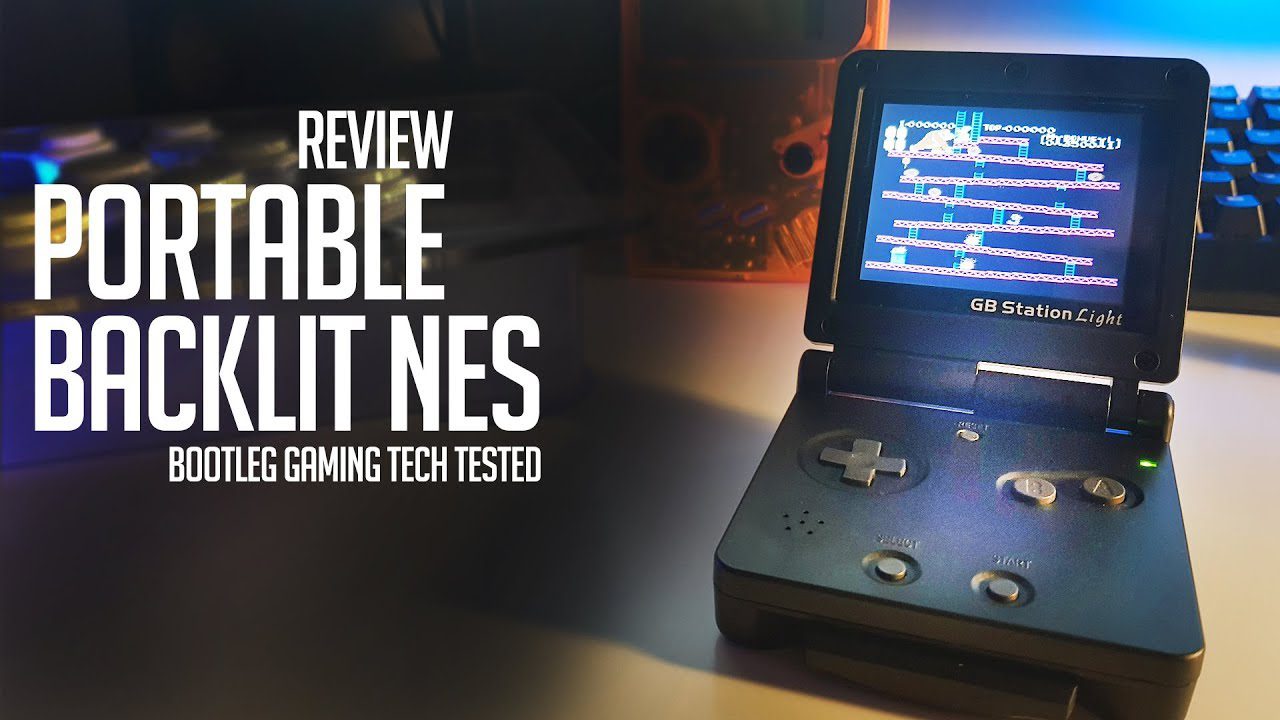 Handheld Backlit NES GBA Clone Tested & Reviewed (GB Station Light)