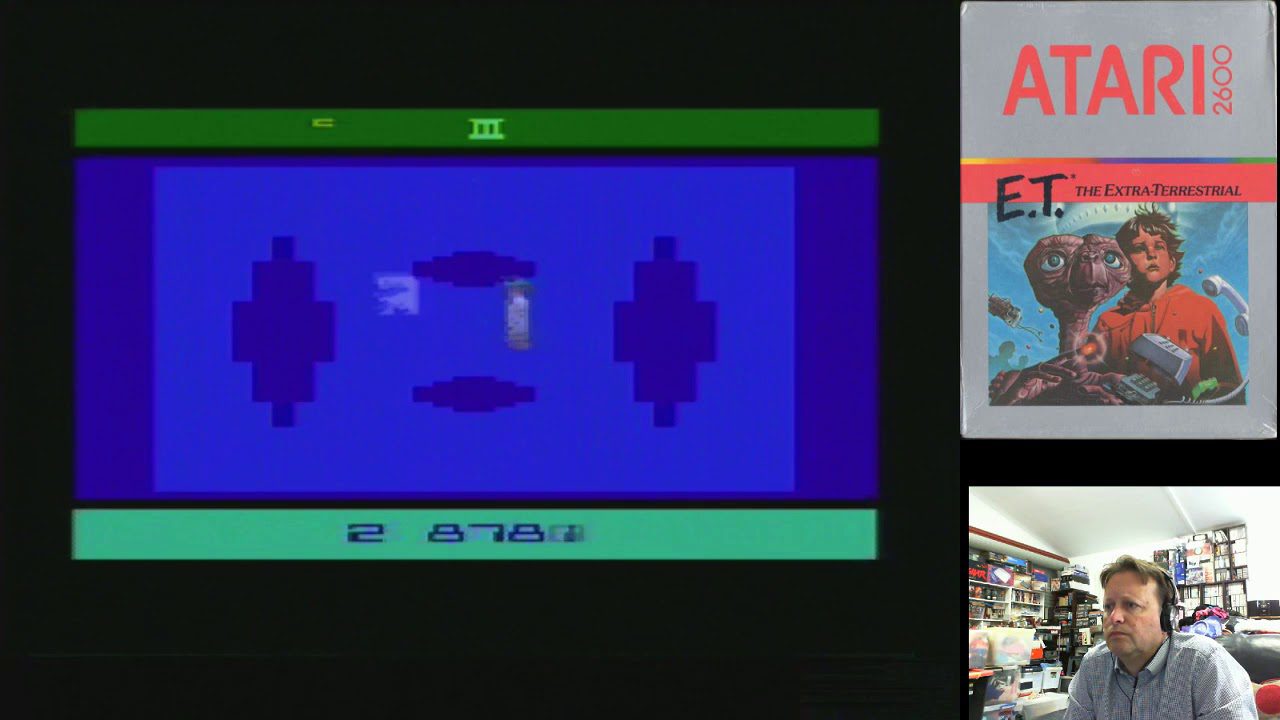 Retro Atari 2600 & Atari 8 bit Games (ET, Superman, Asterix, Super Breakout) October 2017