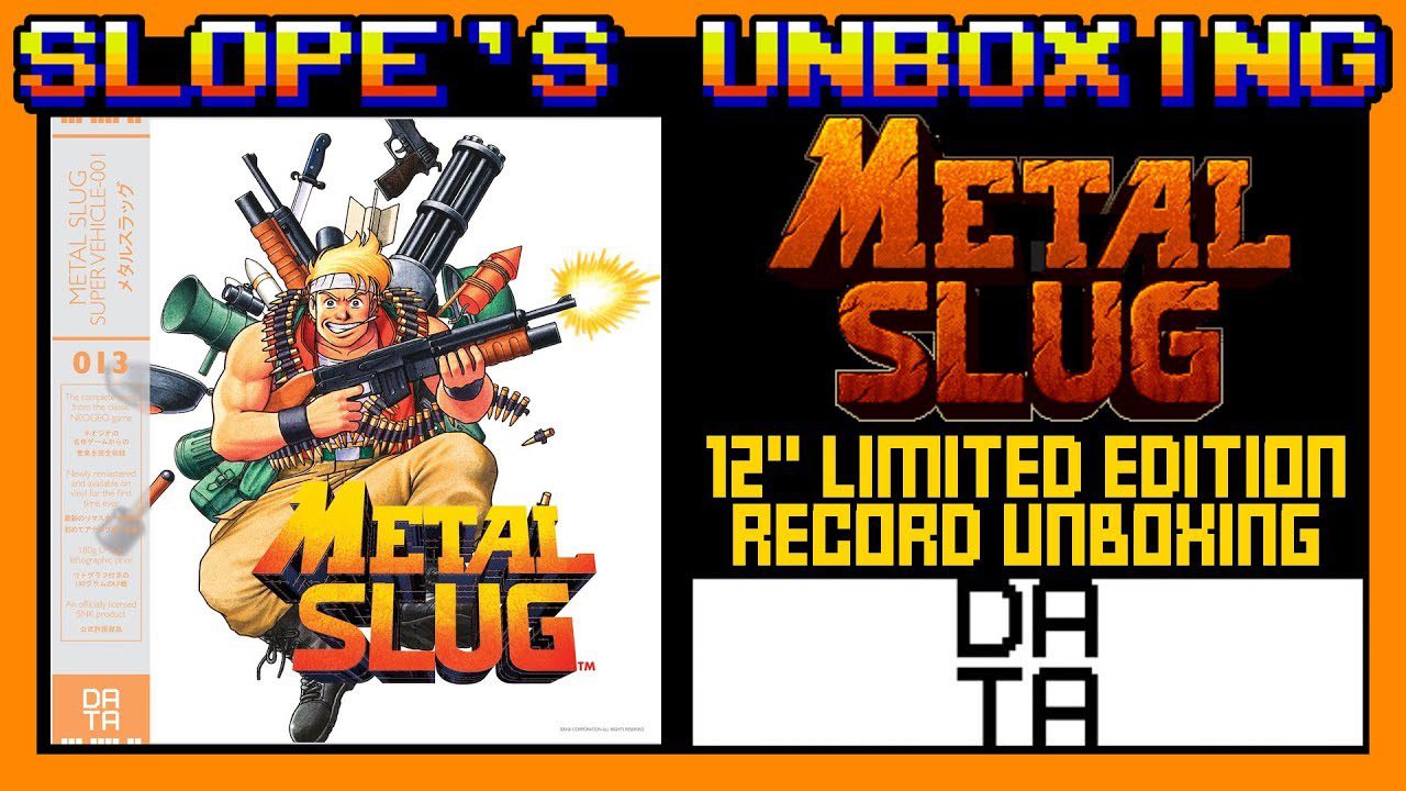 Metal Slug 12″ Limited Edition unboxing from DATA DISCS – SGR