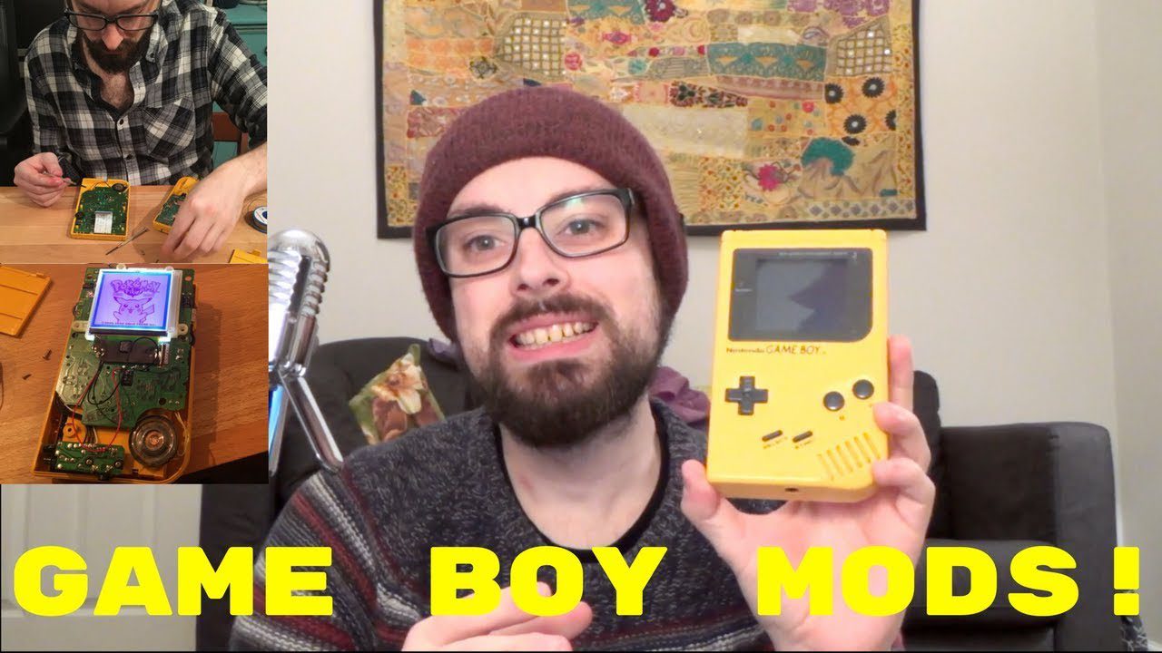 I modded my Game Boy! (Backlight and bivert mod)