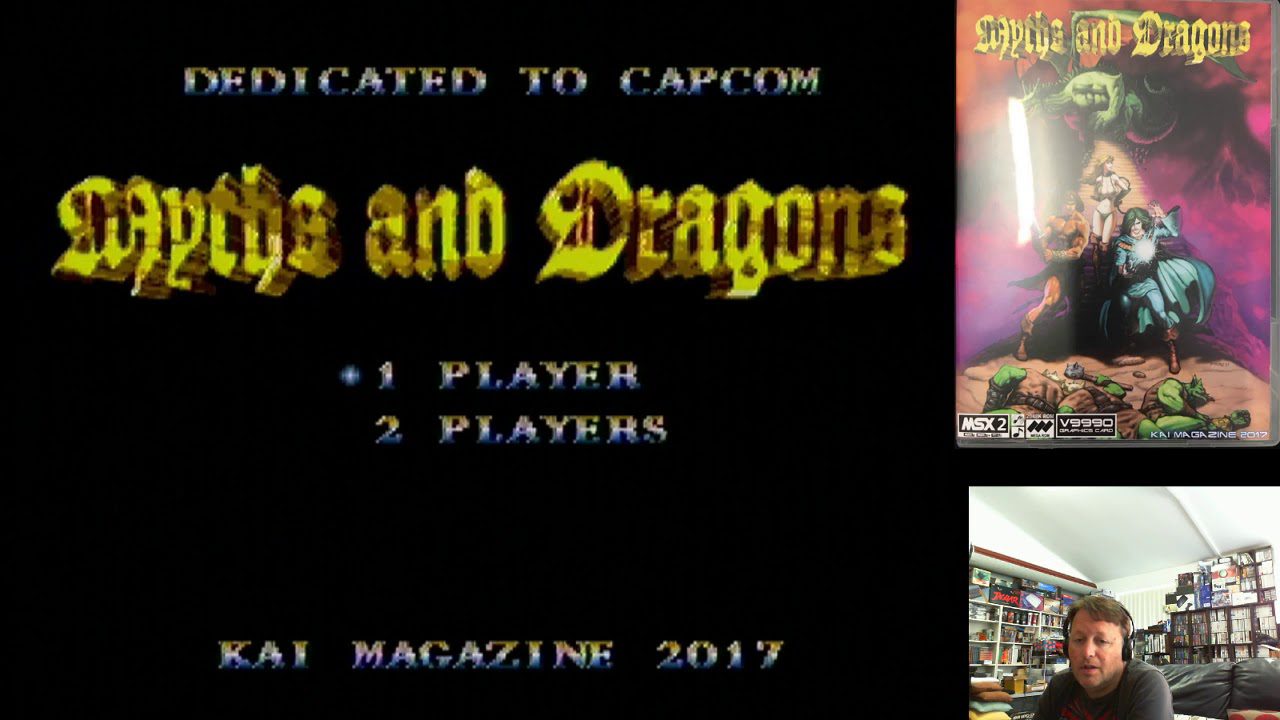 Retro MSX V9990 Homebrew Game – Mysts and Dragons – Pickup & Play January 2018