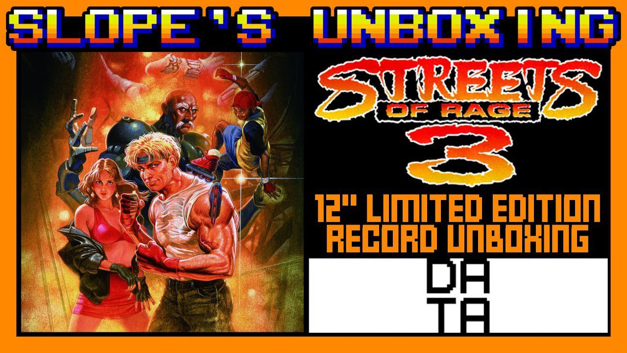 Streets Of Rage 3 Limited Edition DATA DISC 12″ Unboxing