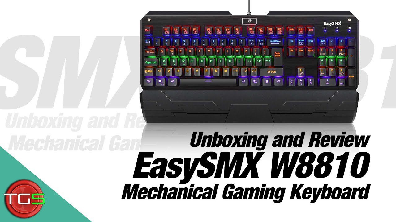 EasySMX W8810 Back-lit Mechanical Keyboard REVIEW