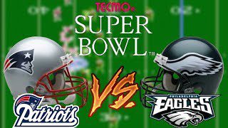 NEW ENGLAND PATRIOTS vs. PHILADELPHIA EAGLES | Tecmo Super Bowl