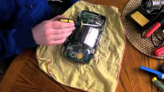sega game gear capacitor screen and sound fix part 1 dismantle and clean tutorial