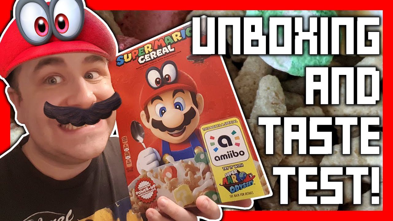 Super Mario Cereal un-boxing and taste testing – SGR