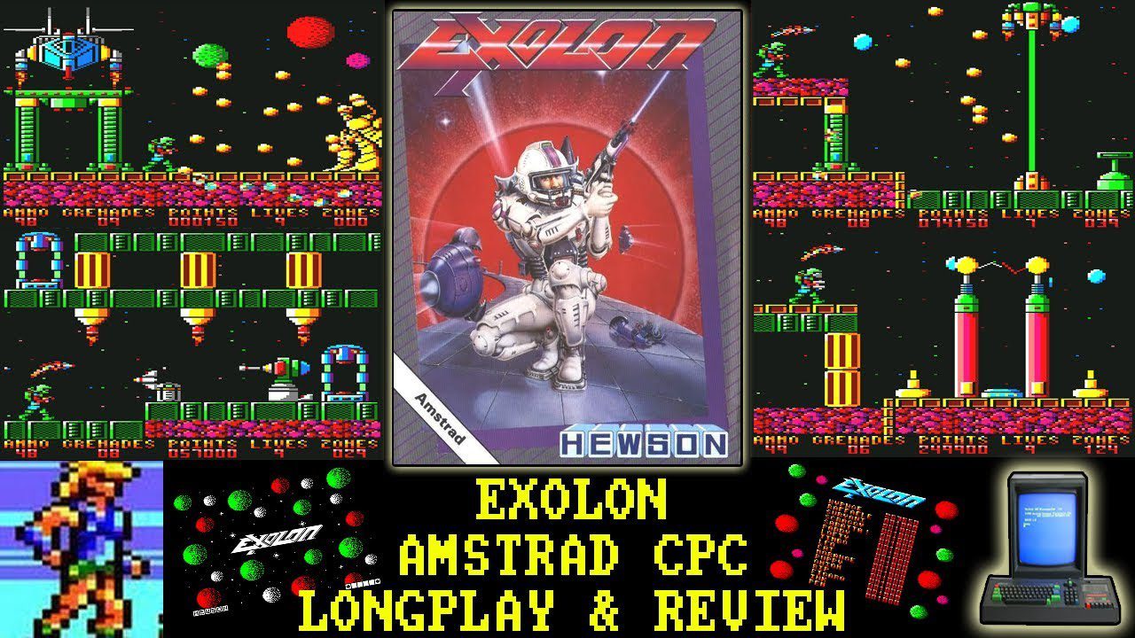 [AMSTRAD CPC] Exolon – Longplay & Review