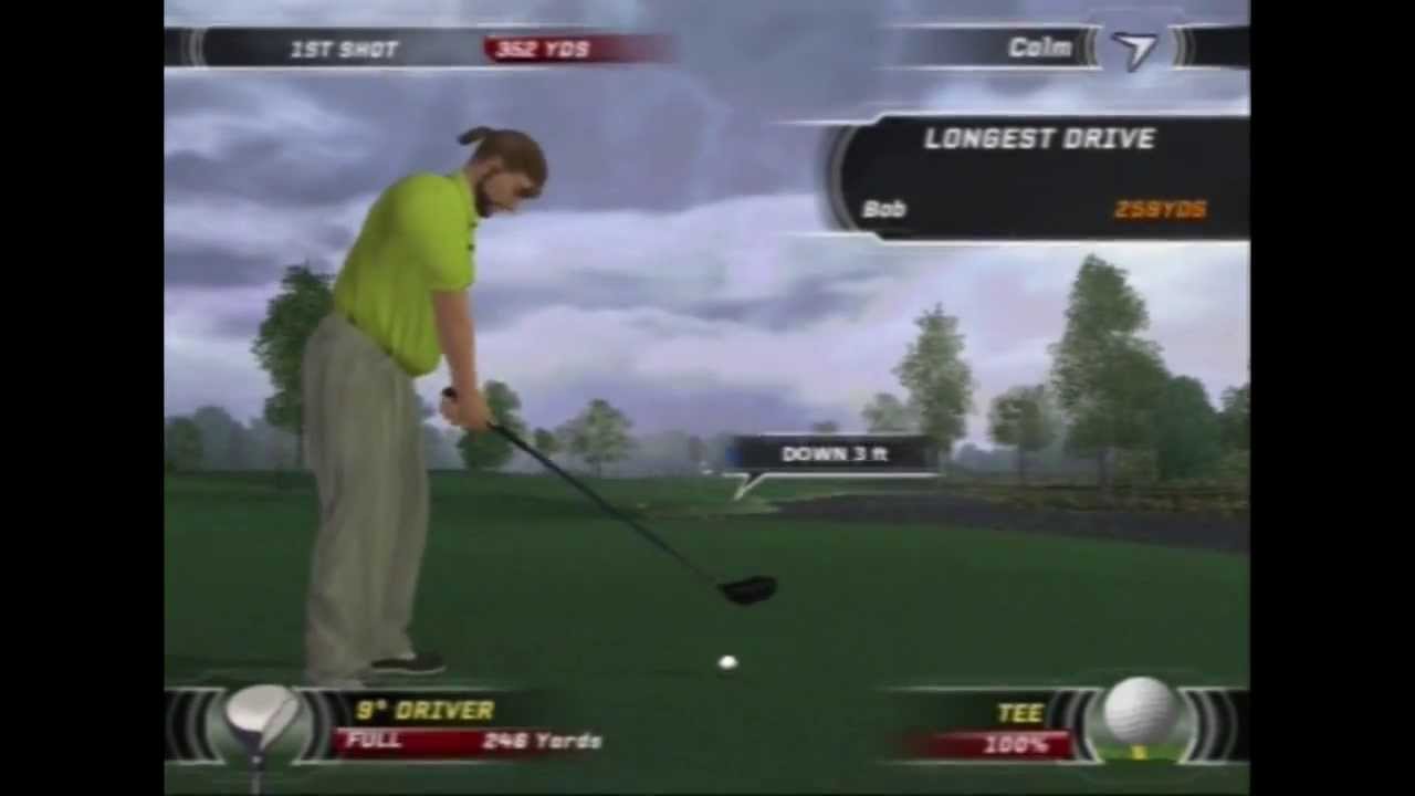 Bob Goes Golfing#1..Tiger woods PGA 07(PS2) at the K club.