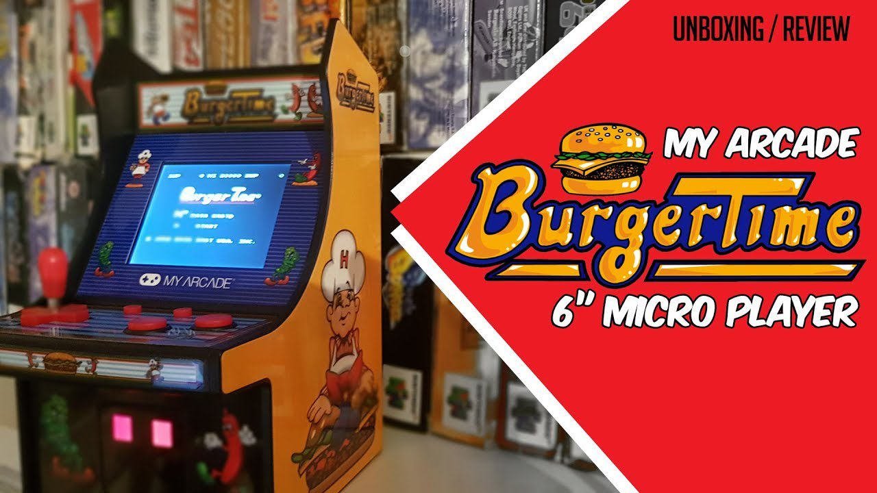 BurgerTime Mini Arcade Unboxing & Review!