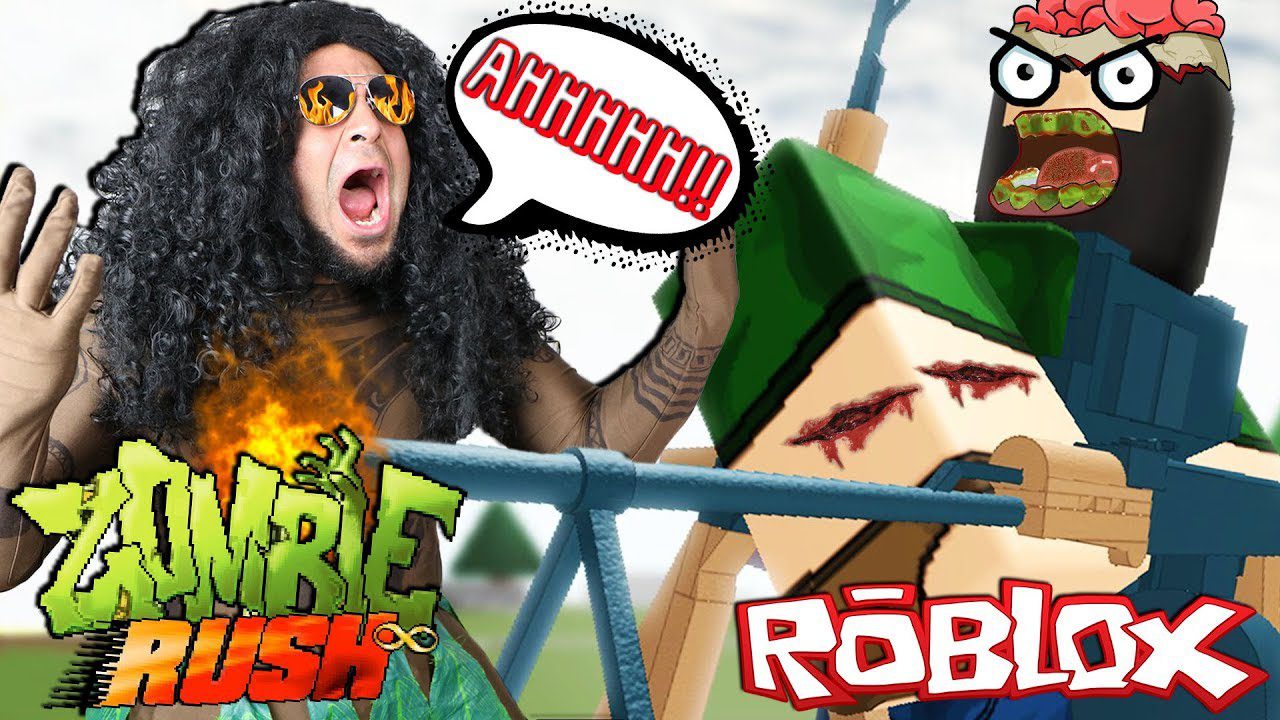 MAUI TRIES TO BREAK THE ROBLOX ZOMBIE RUSH RECORD! MAUI TURNS INTO ZOMBIE IN REAL LIFE & CATCHES 🔥