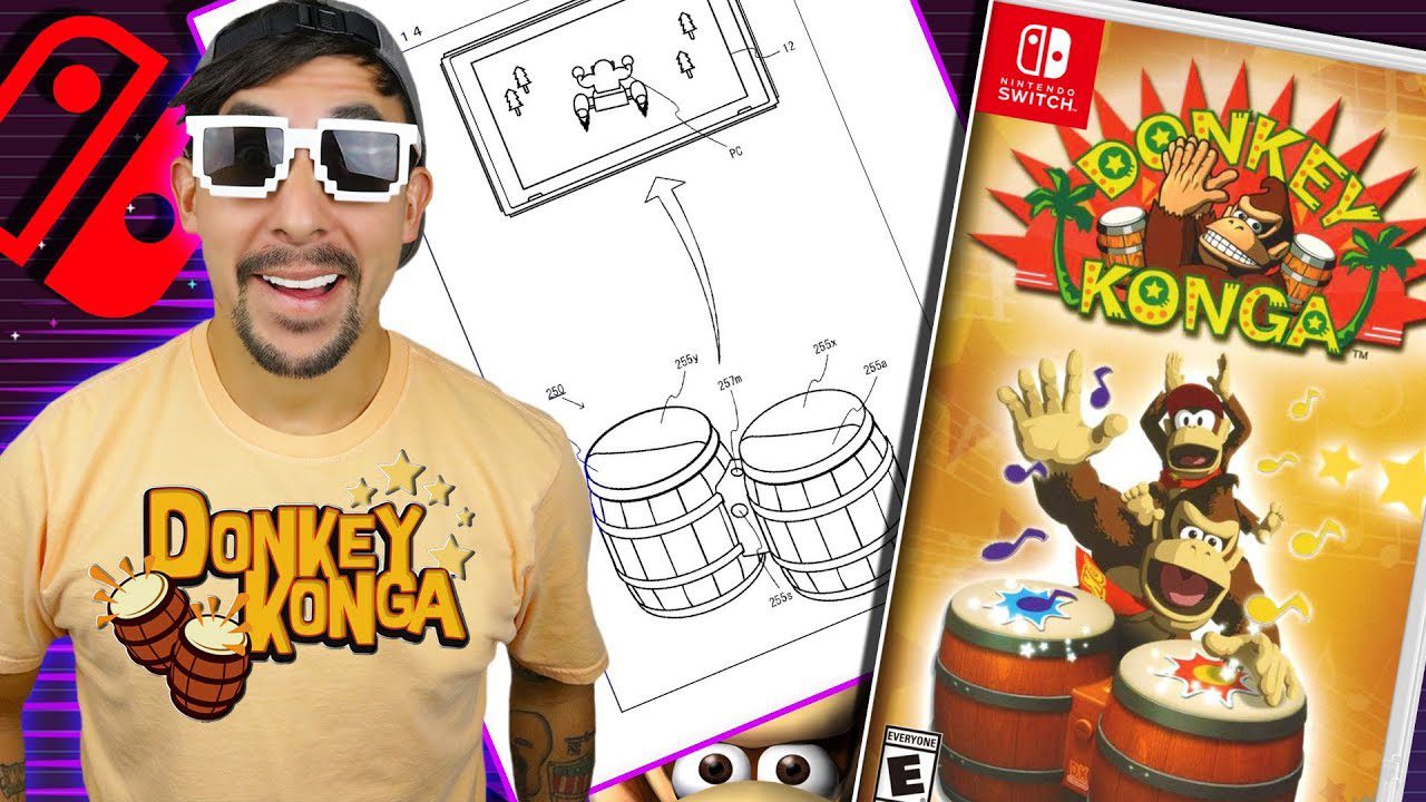 NINTENDO FILES DONKEY KONGA NINTENDO SWITCH PATENT! PLAYSTATION4 GETS OUTSOLD BY SWITCH | BOTW MOD