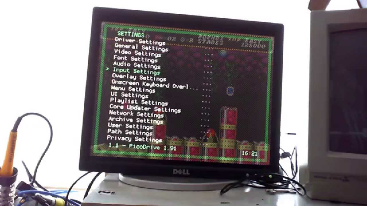 raspberry retro pi – setting controls -music removed