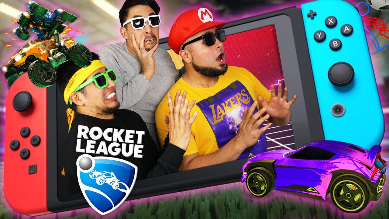 STUPID ROCKET LEAGUE NINTENDO SWITCH! EXPERT vs ROOKIE is there a difference? LAST SECOND GOAL!