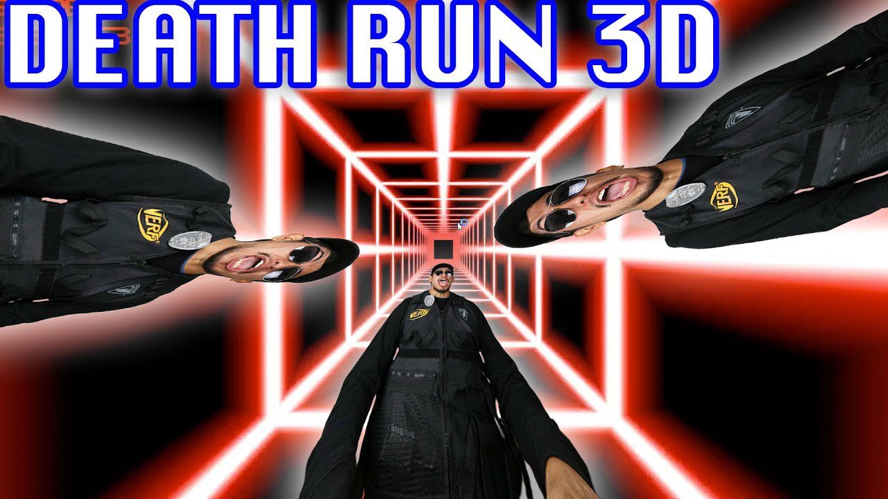 THE WORST GAMER IN THE WORLD! GRUMPY COP PLAYS THE HARDEST THE GAME IN THE UNIVERSE – DEATH RUN 3D!