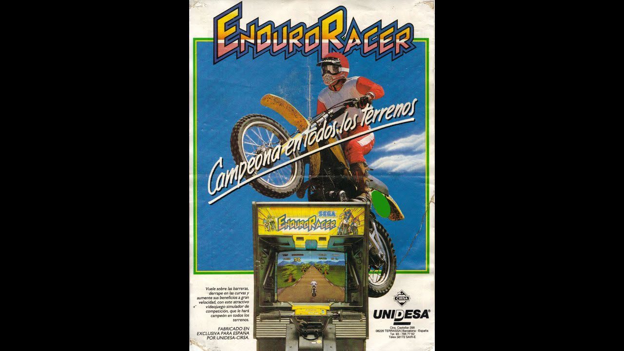 Enduro Racer (Arcade) Hi-Score Challenge