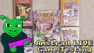 Amstrad Game Testing LIVE Ep20 Feat Match Day II & Hunchback