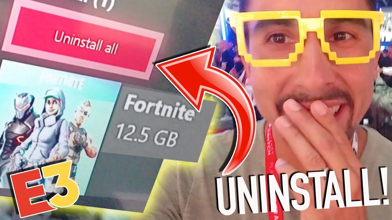 I UNINSTALLED FORTNITE AT E3! 😱SUPER SMASH BROS ULTIMATE BOOTH IS AMAZING! E3 2018 VLOG
