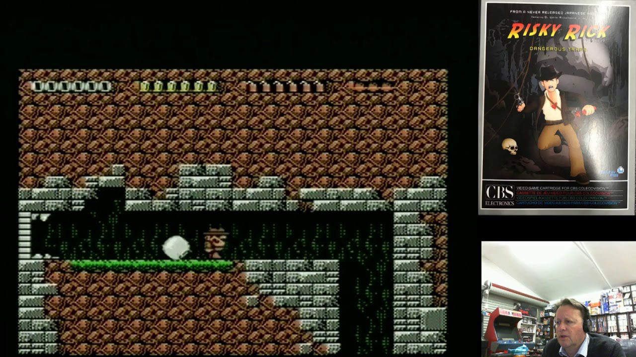 New Colecovision Homebrew Game – Risky Rick in Dangerous Traps