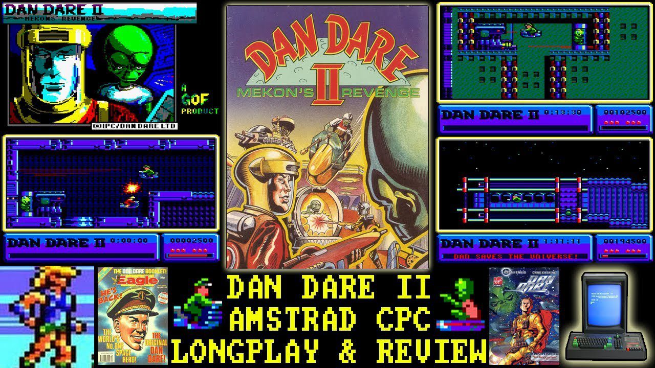[AMSTRAD CPC] Dan Dare II (Mekon’s Revenge) – Longplay & Review (Fixed Version!)