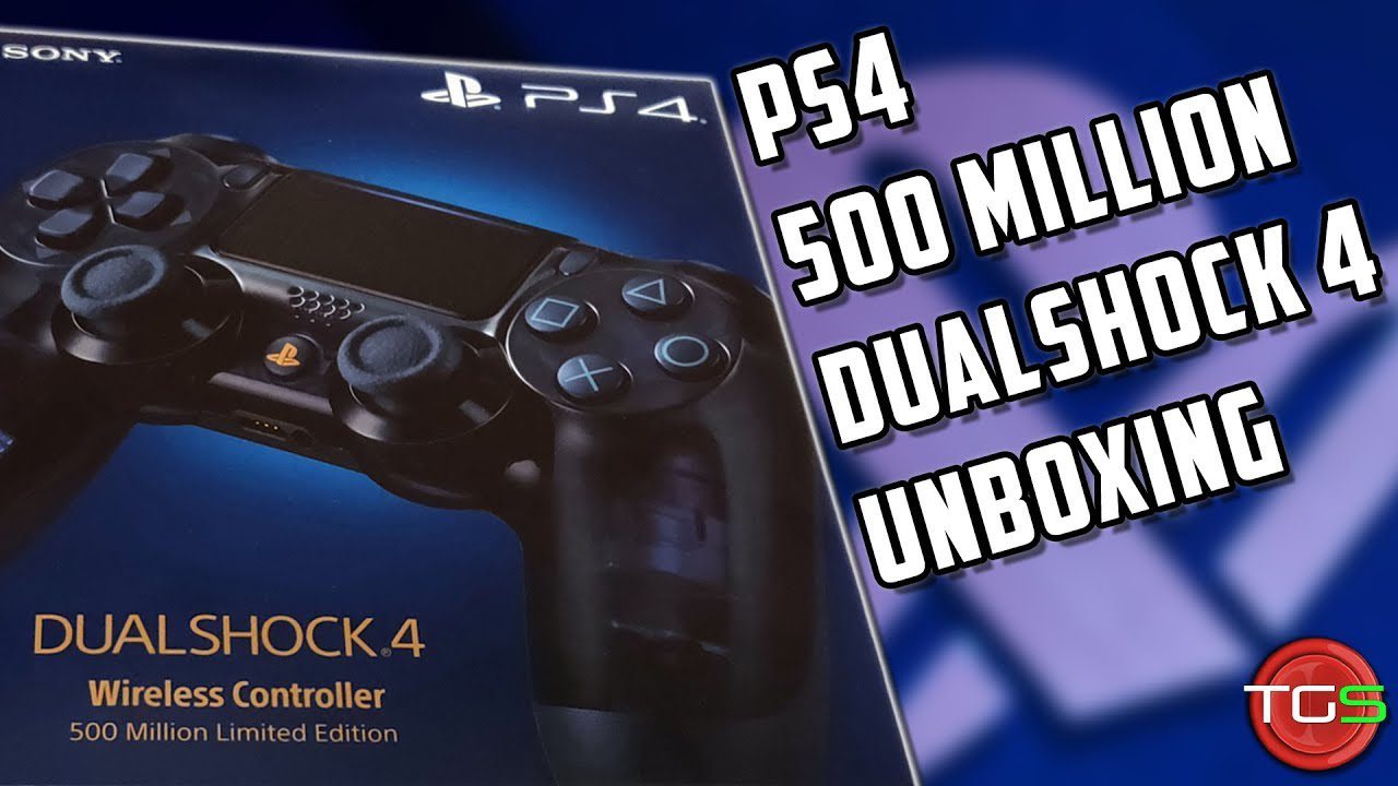 PS4 500 Million Limited Edition Dualshock 4 Unboxing