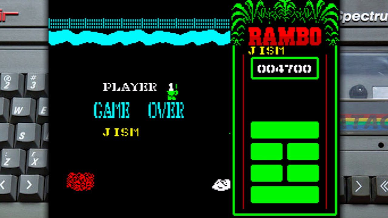 Rambo: First Blood Part II on the ZX Spectrum – (Letsplay/Gameplay) | MonkeySpaz5000