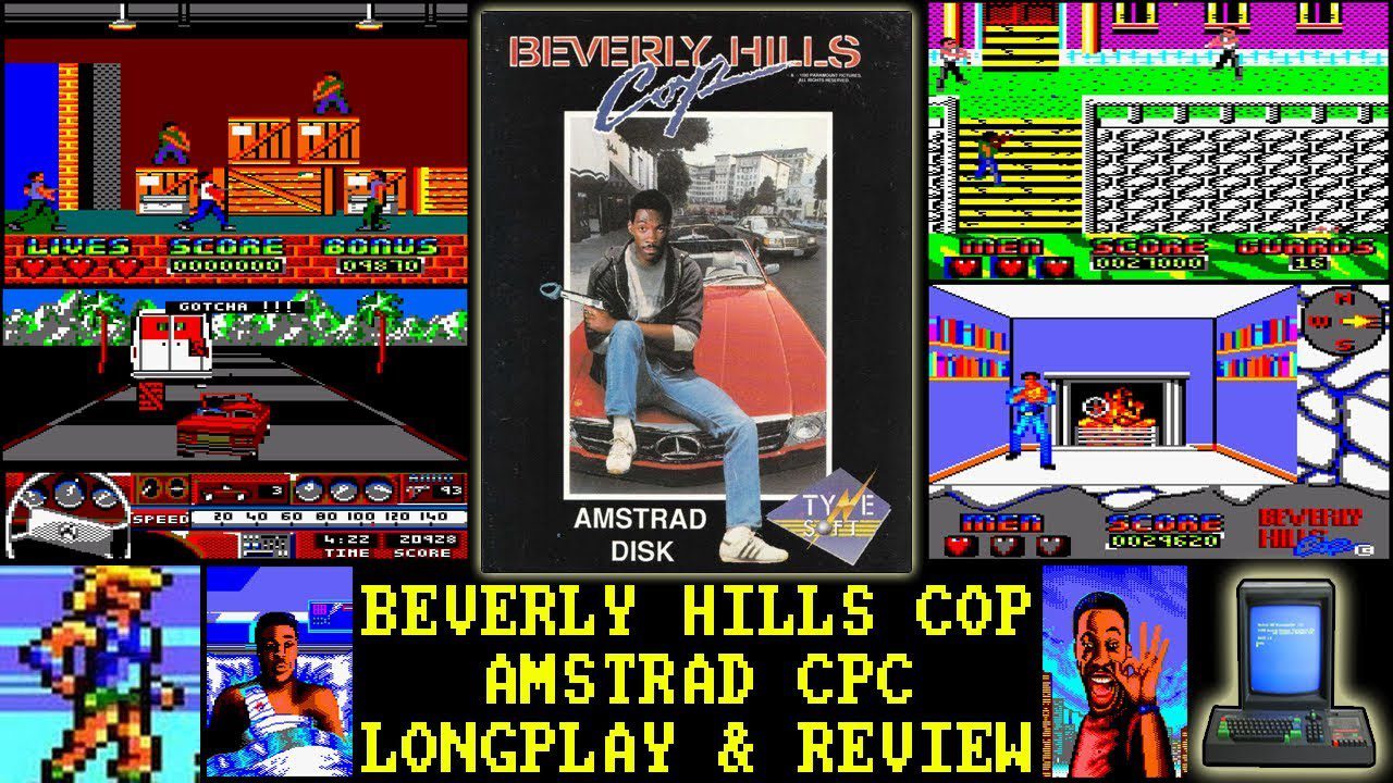 [AMSTRAD CPC] Beverly Hills Cop – Longplay & Review
