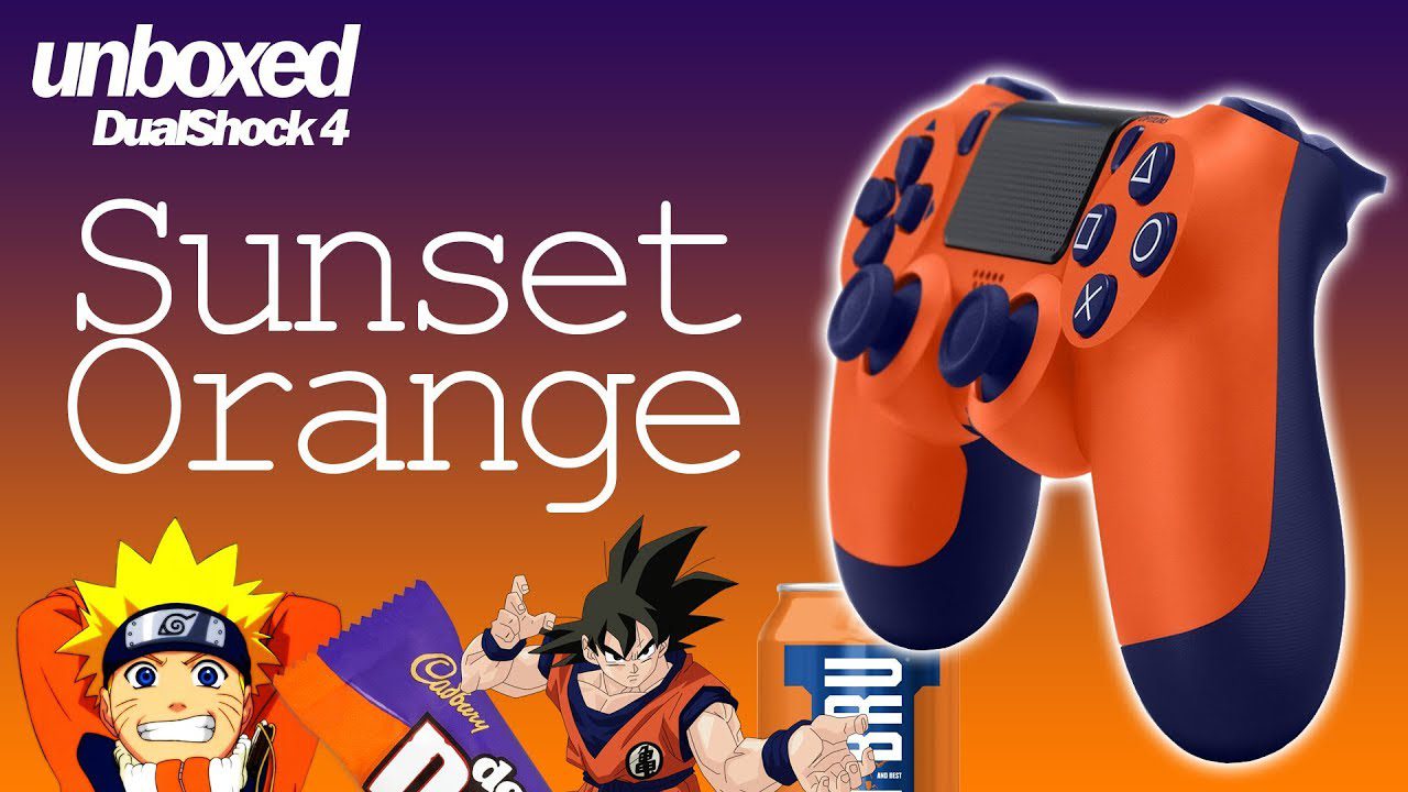 Sunset Orange DualShock 4 Unboxing – THE IRN BRU NARUTO EDITION CONTROLLER!