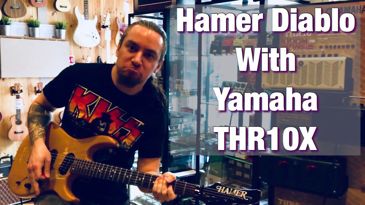 Hamer Diablo with Yamaha THR10X