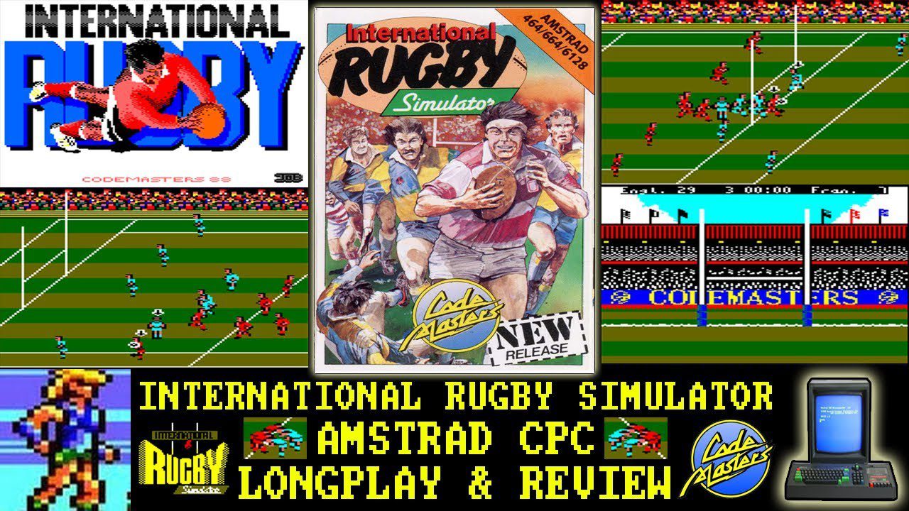 [AMSTRAD CPC] International Rugby Simulator – Longplay & Review