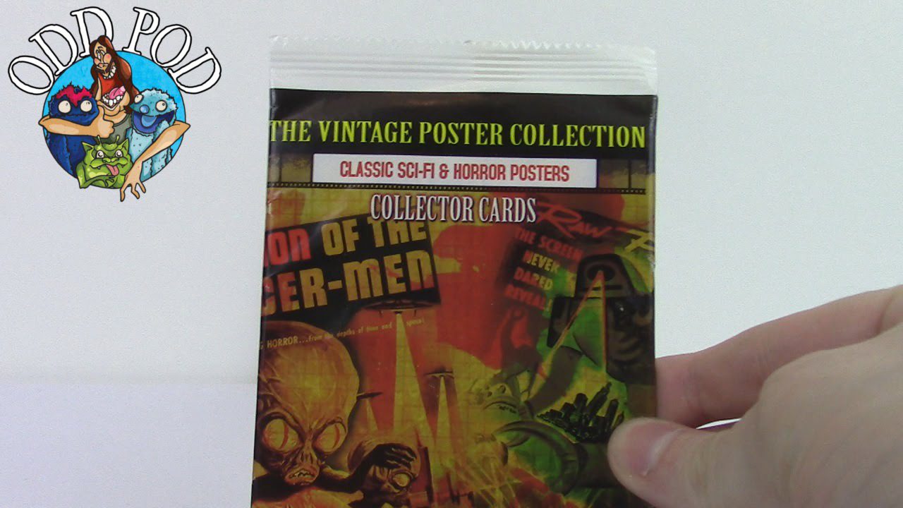 Classic Sci-fi and Horror Posters Collector Cards Opening | Odd Pod