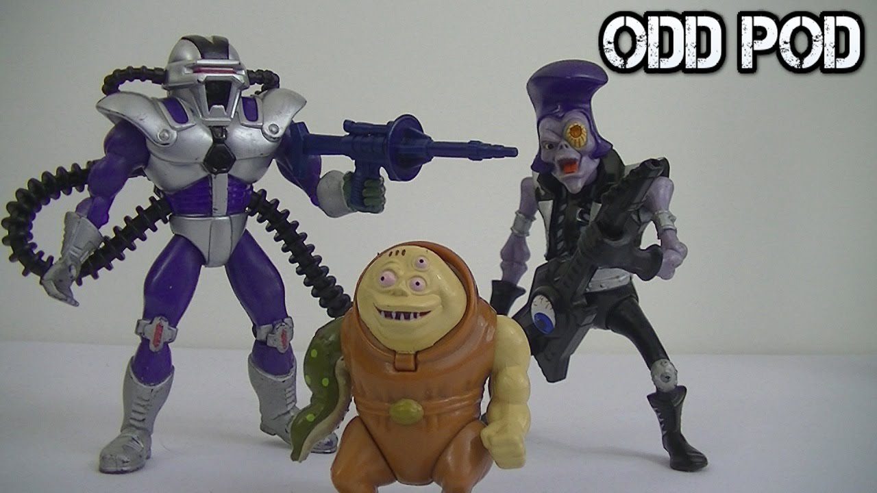Dr.Karbunkle,Fred, electromag and Evil Eye Weevil – Biker Mice from Mars – Toy review | Odd Pod