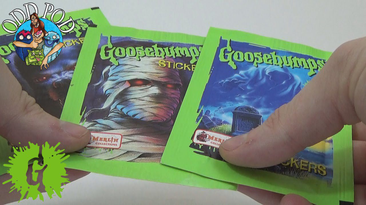 Goosebumps Stickers 1996 Opening | Odd Pod