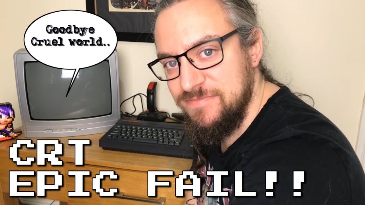LIVE – Spectrum testing (Complete with CRT Fail! )