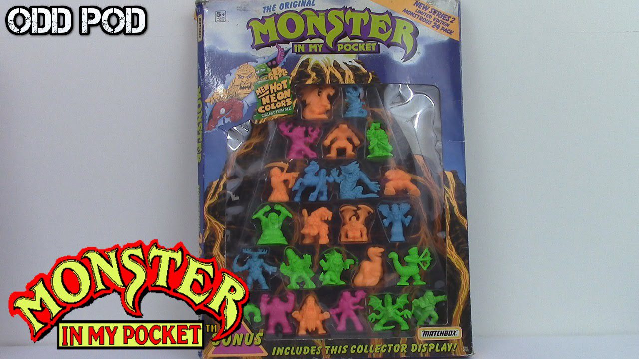 Monster in my pocket – Series 2 – Neon 24 Pack – Toy Review | Odd Pod