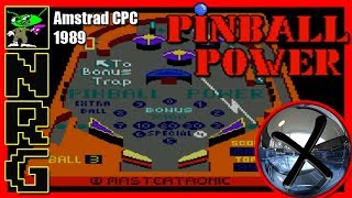 NRG: 5-10 Minutes of Gameplay – Pinball Power AKA 3D Pinball [Amstrad CPC]