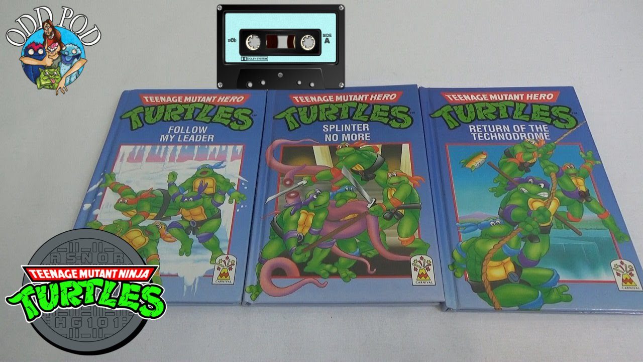 Retro Cassette Story Books – Teenage Mutant Ninja Turtles – 90s Retro Review | Odd Pod