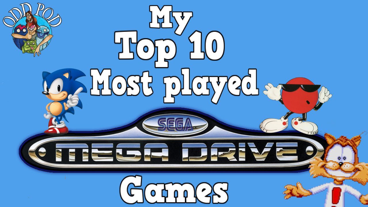 Top 10 Most played Sega Mega Drive Games | Odd Pod
