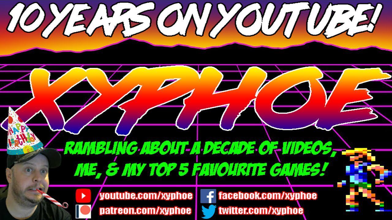 10 Years On YouTube! Rambling About A Decade Of Vidoes, Me & My Top 5 Favourite Games!