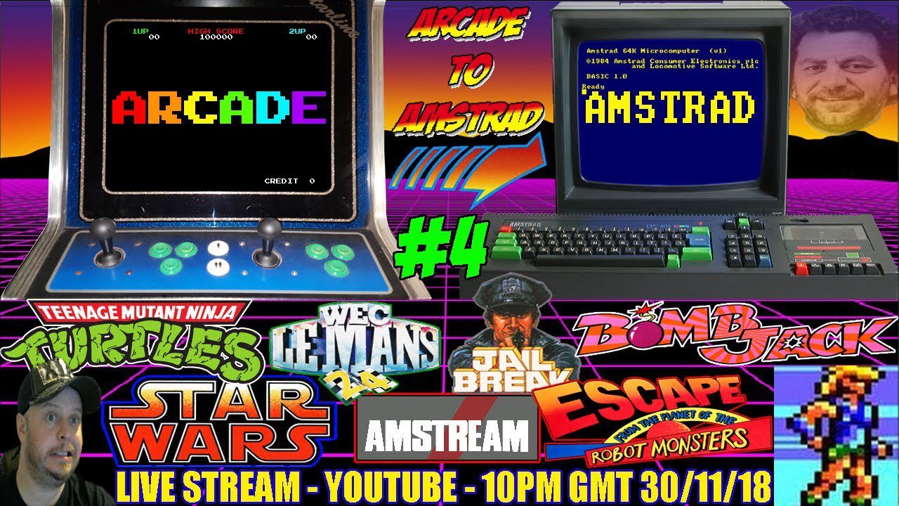 [AMSTRAD CPC] “Arcade To Amstrad” #4! Coin-op conversions to the CPC #AMSTREAM [Xyphoe Live Stream]