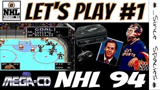 NHL 94 Mega CD Let’s Play 1