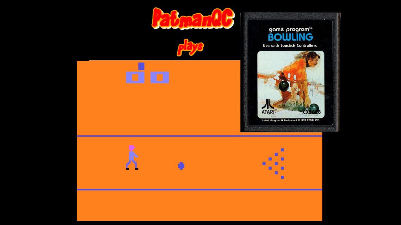 PetmanQC plays Bowling for Atari 2600