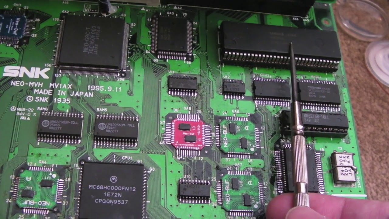 SNK Neo Geo – 10 x Neo Geo MVS Boards Repairs Part 4 – Sound Fault / 161 in 1 & Neo SD Not Working